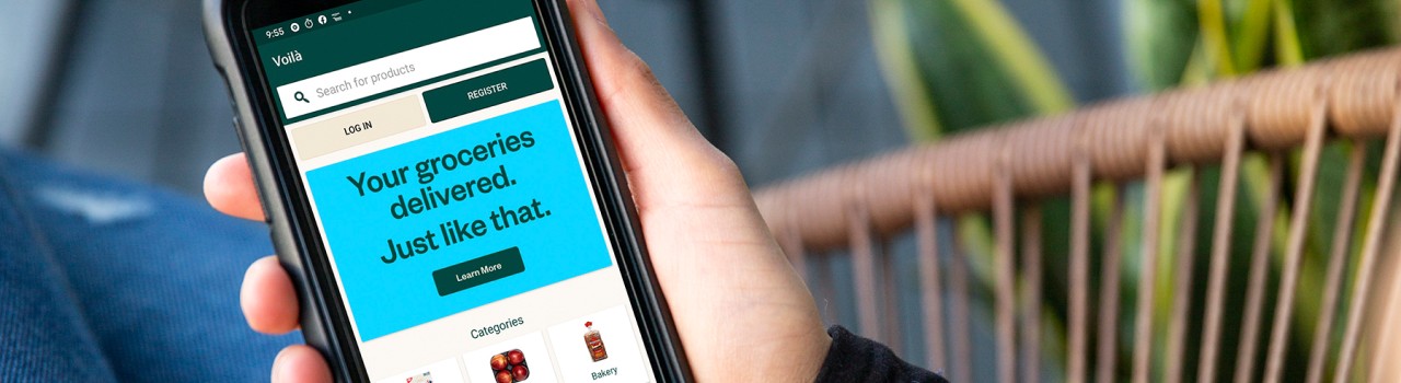 Groceries just like that